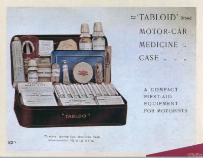 A Tabloid motor-car medicine case, c.1920. Courtesy of the Wellcome Library, London.